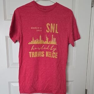 Red SNL Travis Kelce T-Shirt